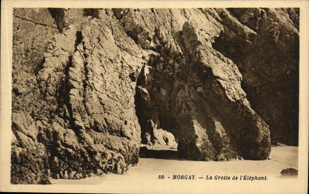 Morgat — A Gruta do Elefante — G. Artaud, editor, n°50 - Frente