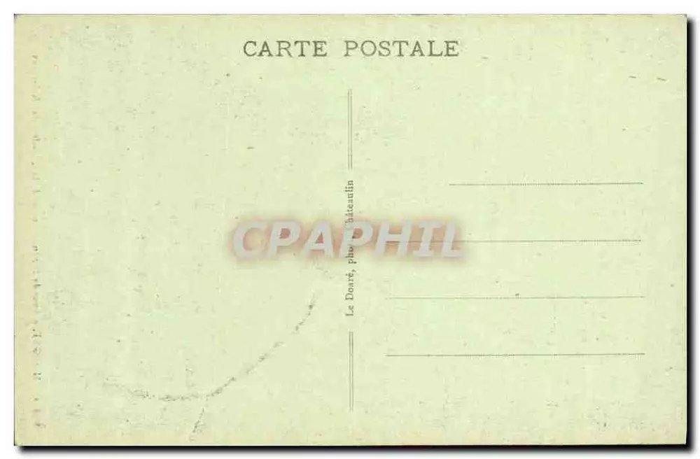Anse de Dinant — Eingang zur Kammer der Korrigans — Morgat - Rückseite