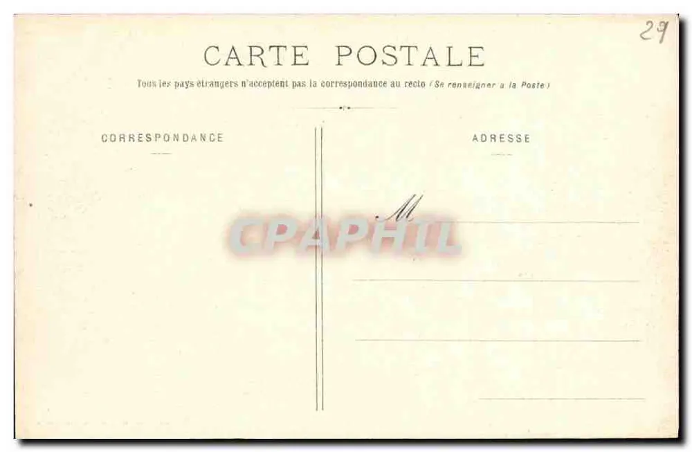 LE POULDU - Spiaggia di Port-Castel — Collezione H. Lauguet, Port-Castel - Verso