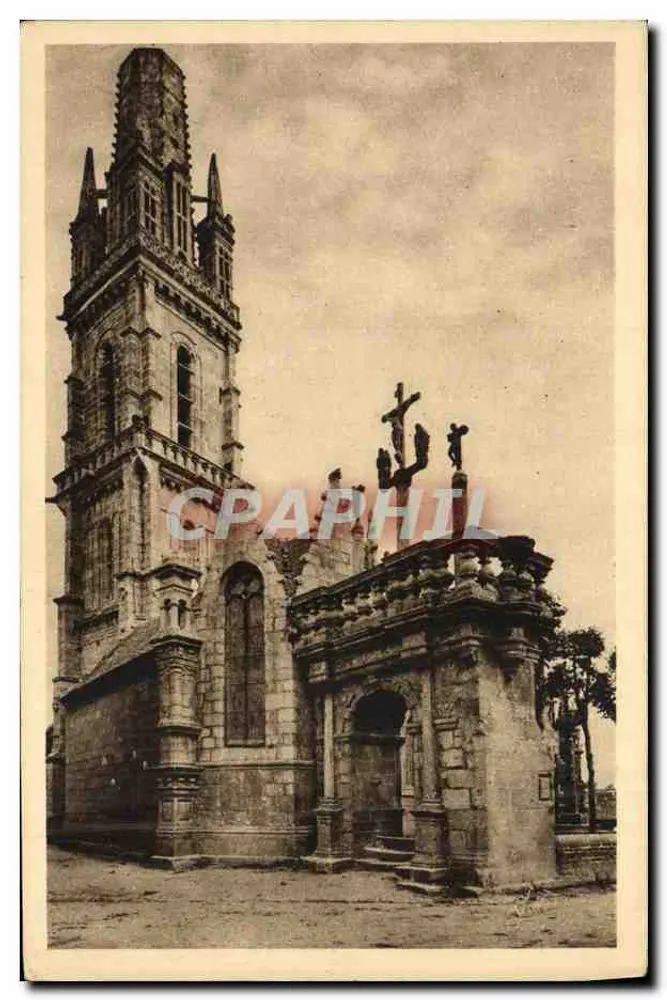 Lampaul (Finistère) — Der Triumphbogen und die Kirche — Éditions d'Art Yvont, Paris - Vorderseite