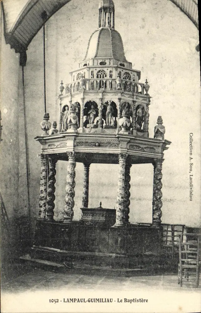 Lampaul-Guimiliau - A Capela Baptismal — Coleção A. Sou, Landivisiau - Frente