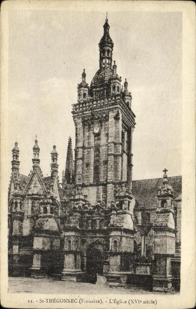 St-Thégonnec (Finistère) — Die Kirche (16. Jahrhundert) — Sammlung Morlat - Vorderseite