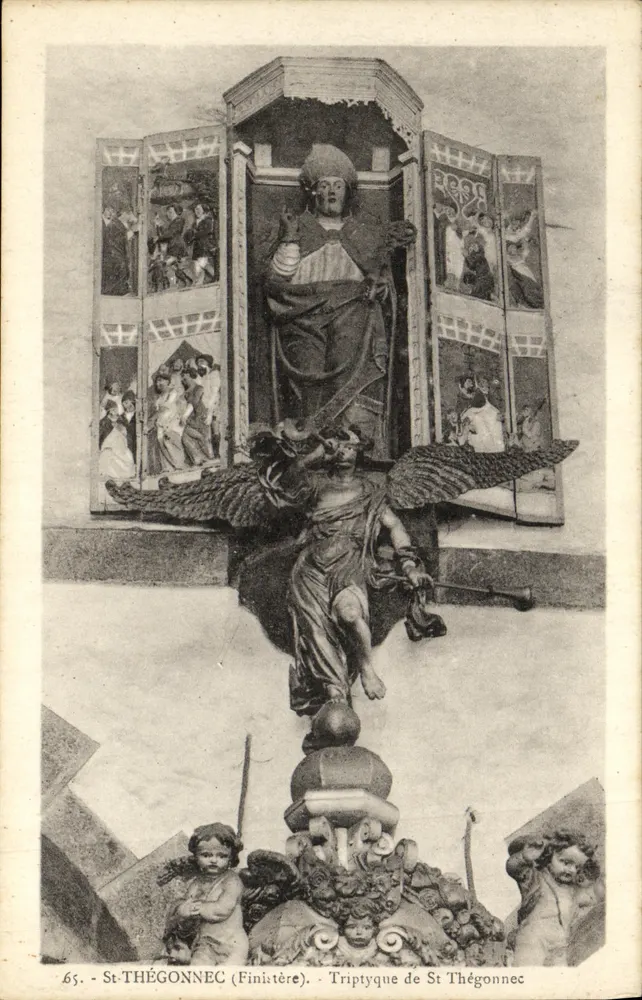 St-Thégonnec (Finistère) — Triptyque de St Thégonnec - Frente