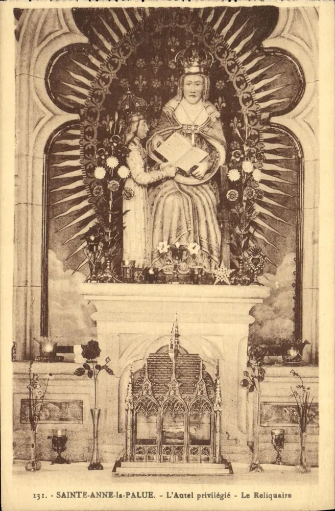 Sainte-Anne-la-Palud - Der privilegierte Altar - Das Reliquiar - Vorderseite