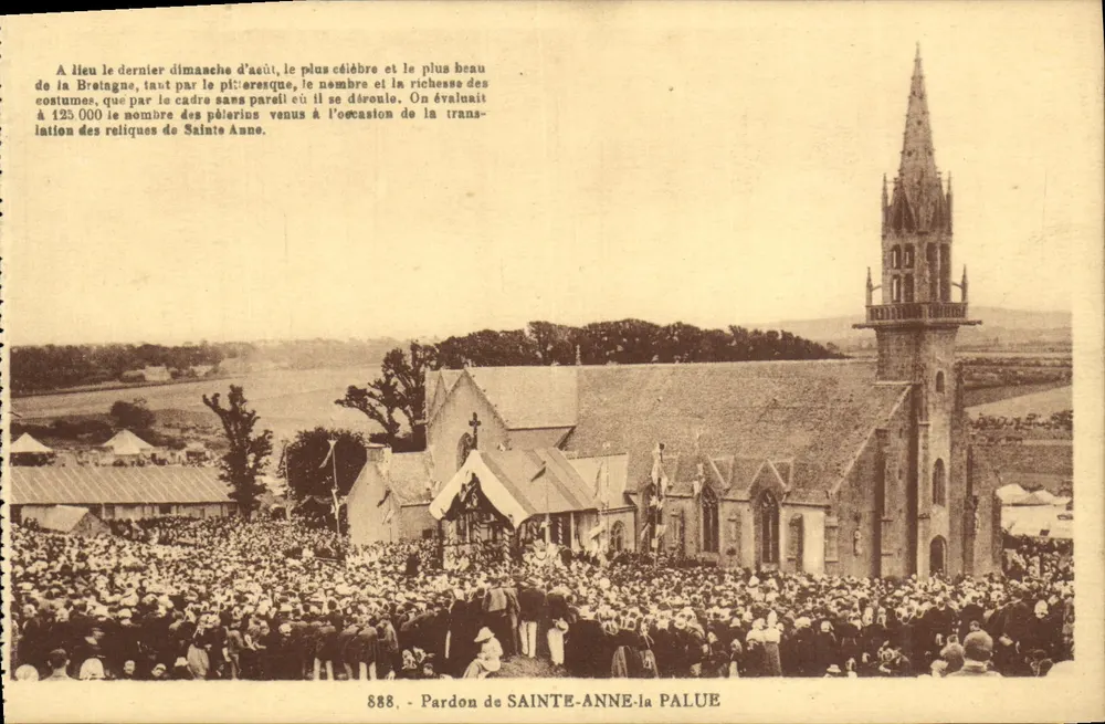 Pardão de Sainte-Anne-la-Palud — Evento religioso em Sainte-Anne-la-Palud — Le Doaré, fot. Châteaulin - Frente