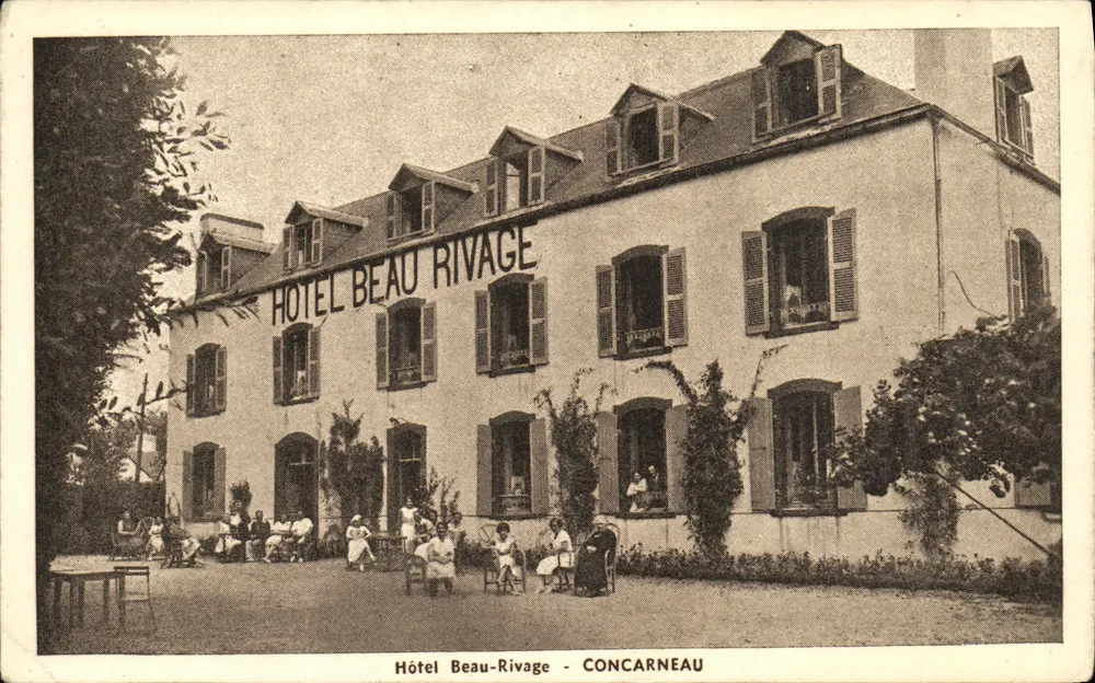 Hotel Beau-Rivage — Concarneau — Edições Stella - Frente
