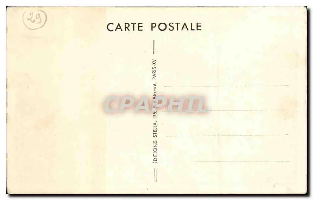 Hotel Beau-Rivage — Concarneau — Edições Stella - Verso