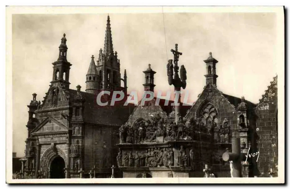 Guimiliau (Finistère) — Die Kirche und der Calvary — Éditions d'Art Yvon - Vorderseite