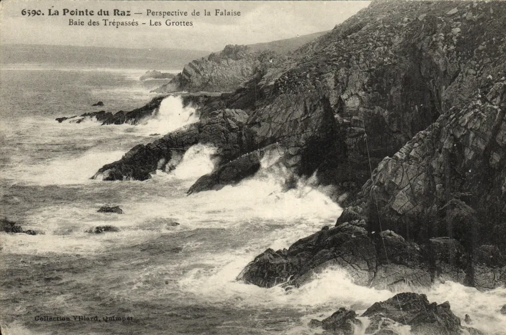 La Pointe du Raz — Blick auf die Klippe — Sammlung Villard, Quimper - Vorderseite