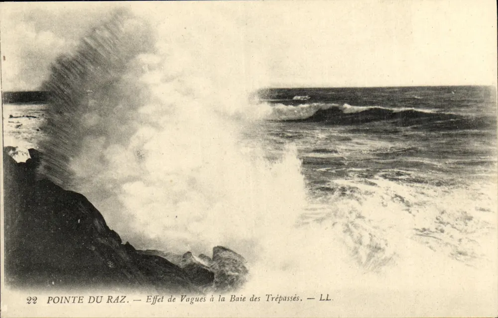 Pointe du Raz — Wirkung der Wellen an der Bucht der Toten — LL. - Vorderseite