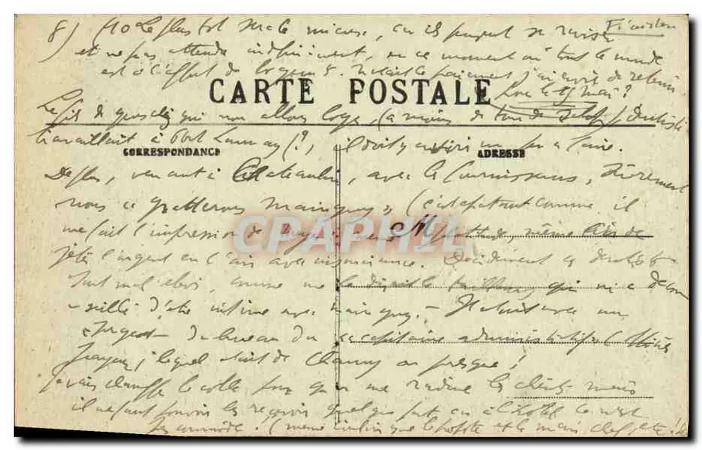 La Pointe du Raz — Die Strände und die Bucht der Toten — Sammlung Villard-Daimper - Rückseite