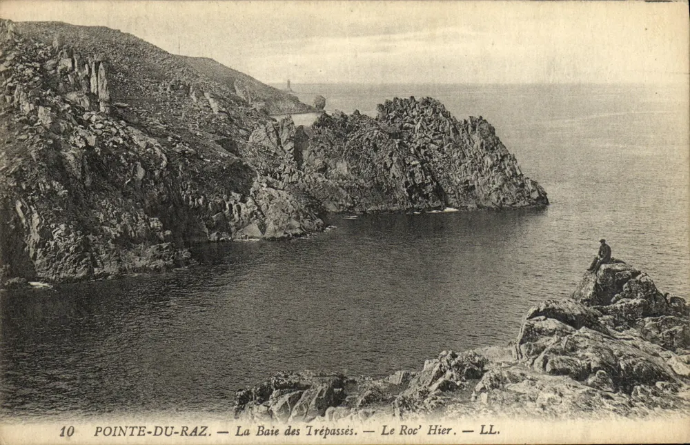 Pointe-du-Raz — La Baie des Trépassés — Le Roc' Hier — LL. — N° 10 - Vorderseite