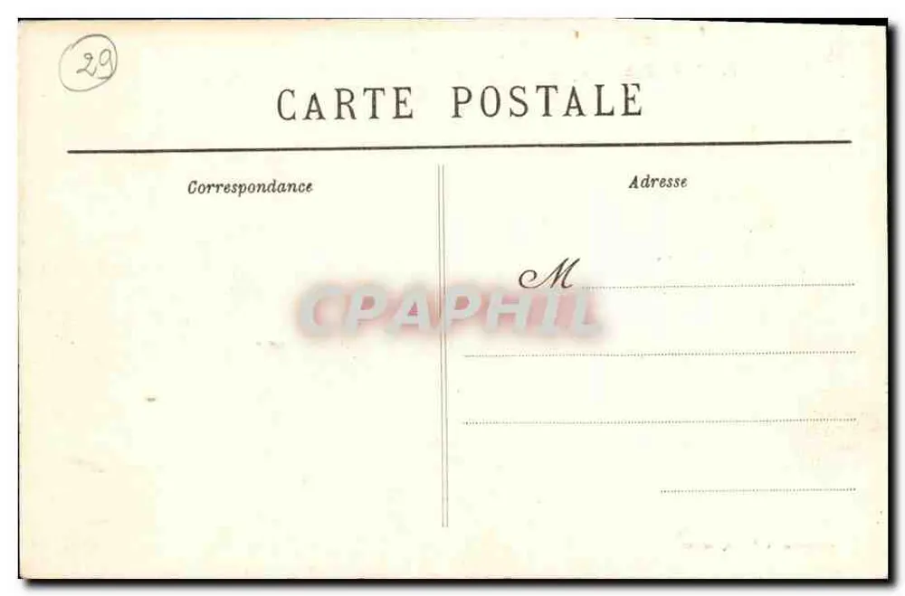 A Ponta do Raz — A Baía dos Falecidos — Coleção Milliard, Quimper - Verso