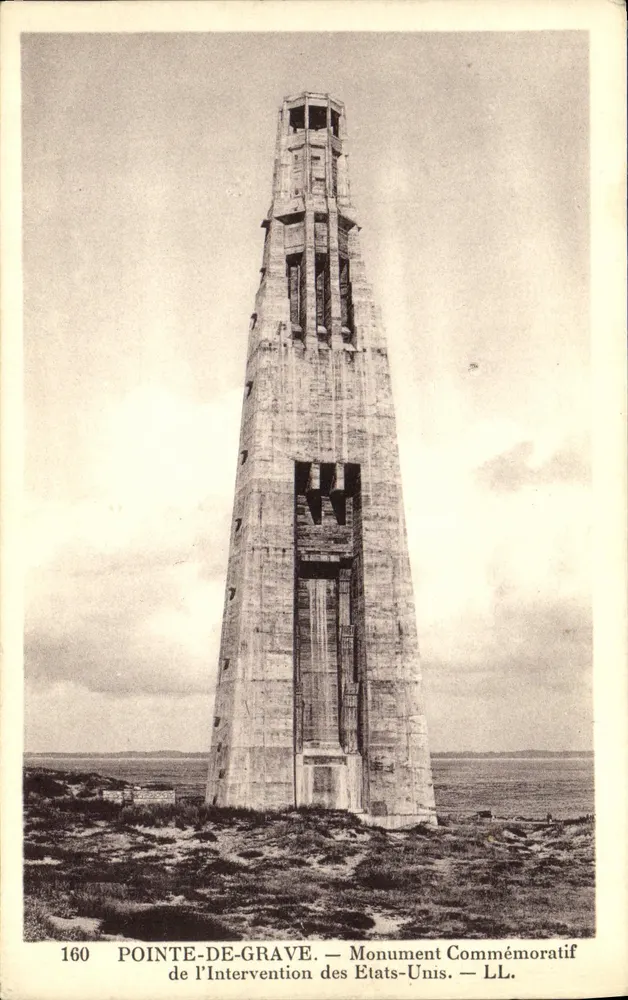 Pointe-de-Grave — Gedenkmonument zur Intervention der Vereinigten Staaten — LL. — N° 160 - Vorderseite