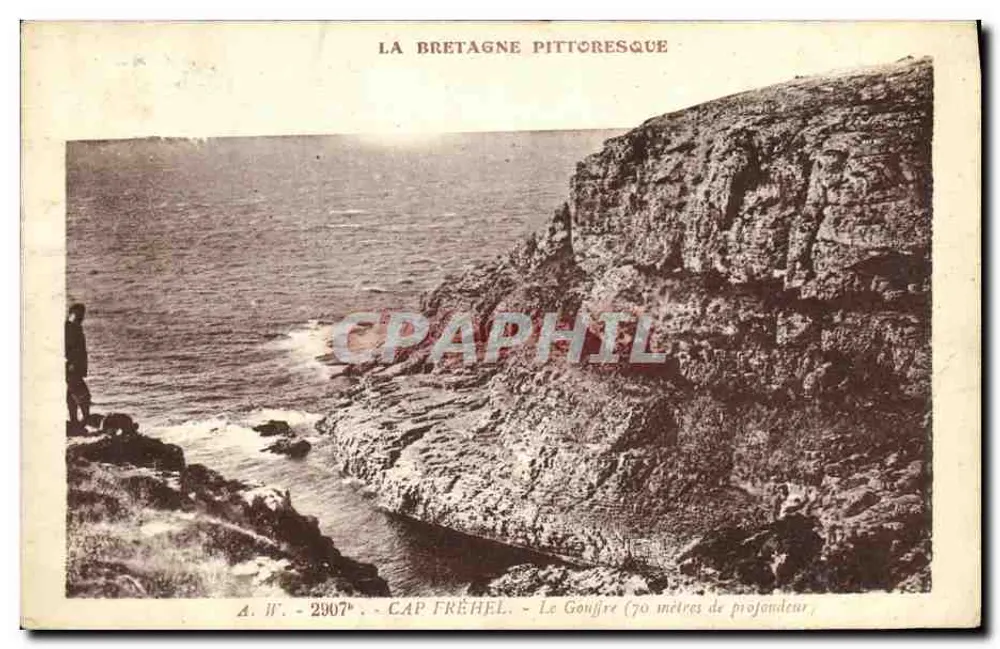 Cap Fréhel — O Gouffre (70 metros de profundidade) — A. II. - 2907 - Frente