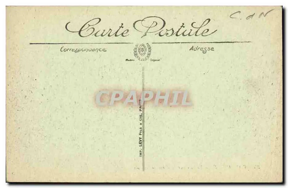 Grève de Nantois — Abend auf der Grève de Nantois — LL. — VAL-ANDRÉ — n°35 - Rückseite