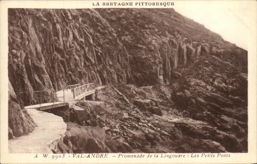 Val-André — Passeio da Lingouare : Os Pequenos Pontes — A. W. 9903 - Frente