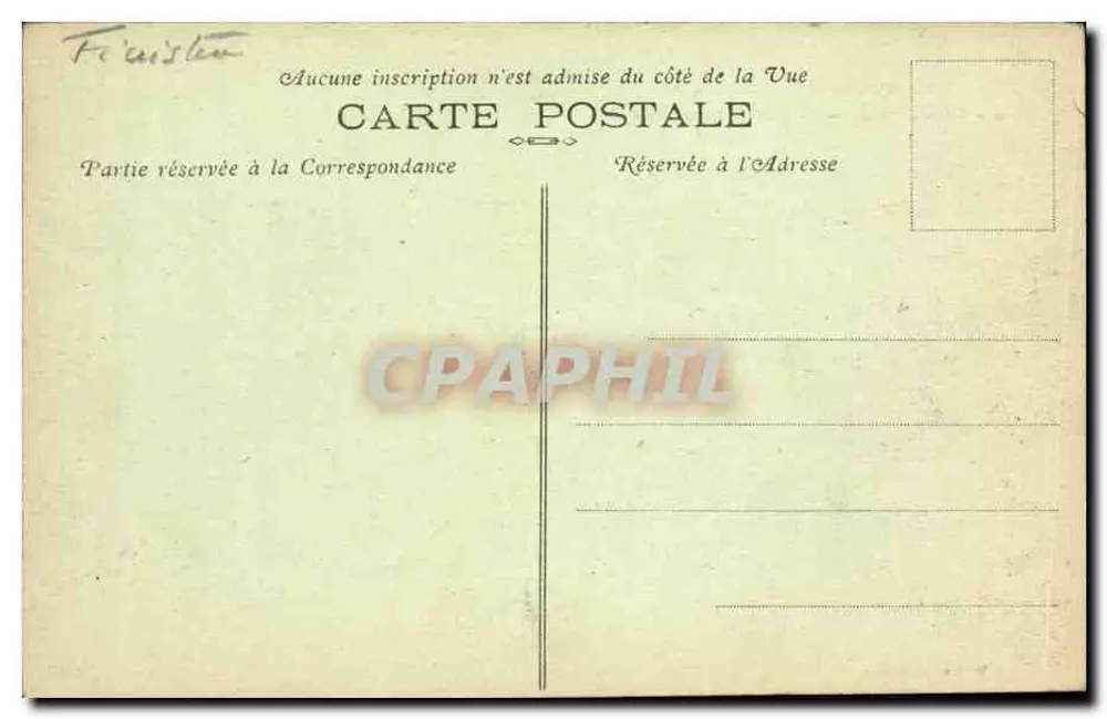 O Verdelet — Vista pitoresca da Bretanha em tempo de tempestade — Coleção A. Waron, St-Brieuc - Verso
