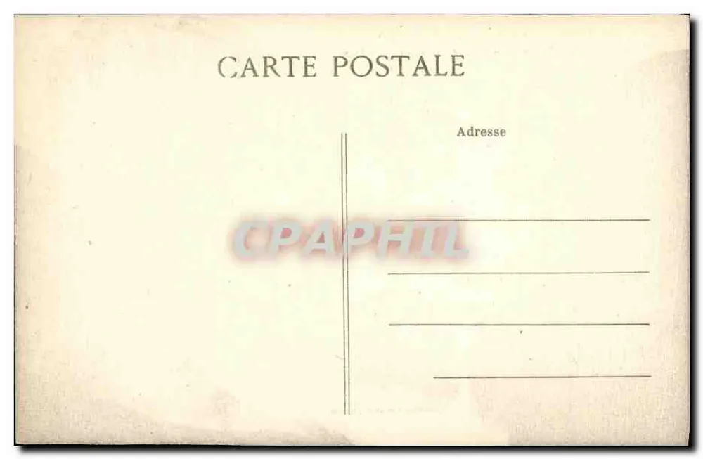 Innenansicht des Enfers von Saint-Guénolé — Nahe Penmarch — Sammlung Villard, Quimper - Rückseite