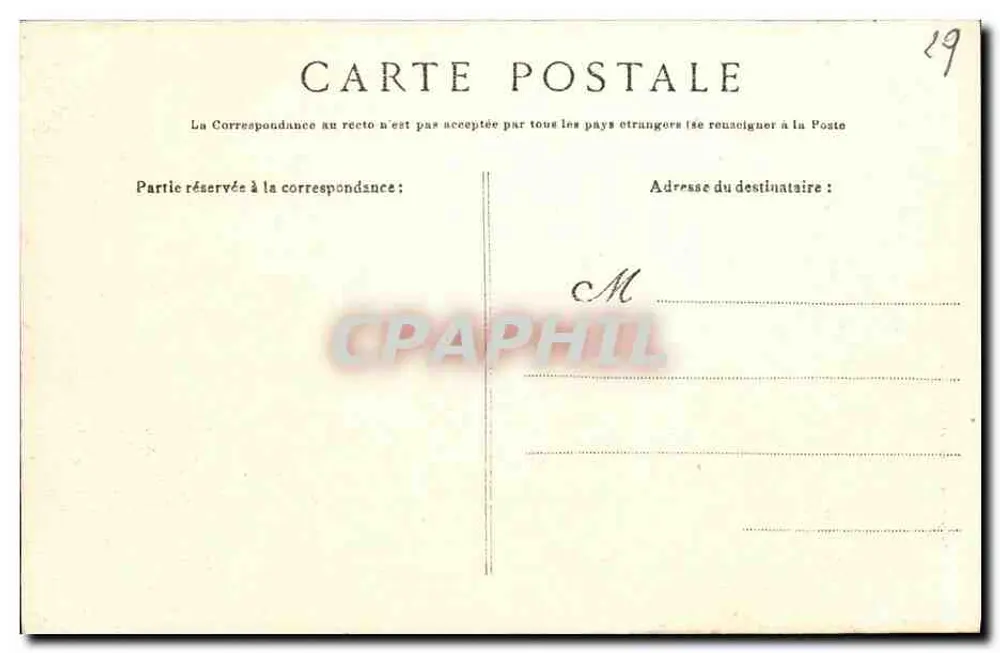 Ponta de Penmarch — A Torche em Fúria — Coleção Villare, Quimper - Verso