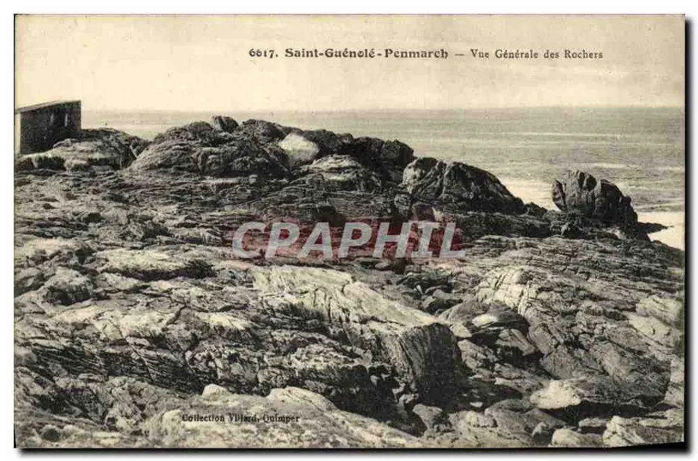 Saint-Guénolé-Penmarch — Allgemeiner Blick auf die Felsen — Sammlung Ybillard, Quimper - Vorderseite