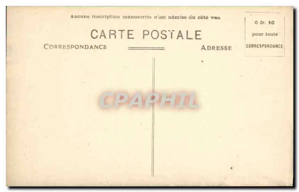 Saint-Guénolé-Penmarch (Finistère) — Welle am Bruch — A. Kervyn, 3, Voltaire Straße - Rückseite