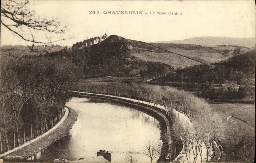 Châteaulin — Il Monte Banine — da Aré, fot. Châteaulin - Recto