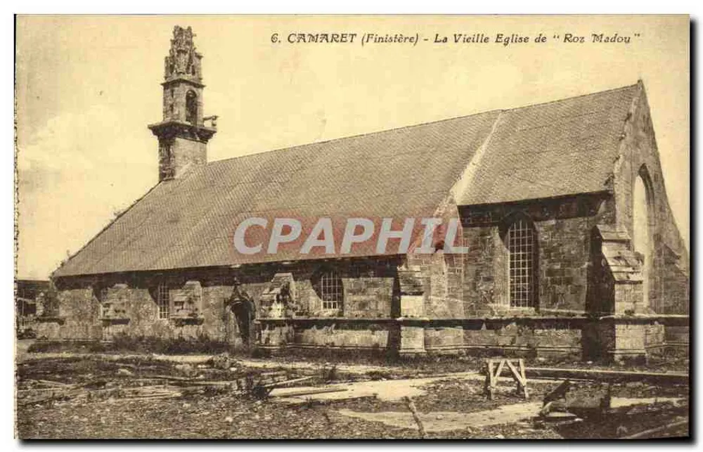 Camaret (Finistère) - Die alte Kirche von "Roz Madou" - Vorderseite