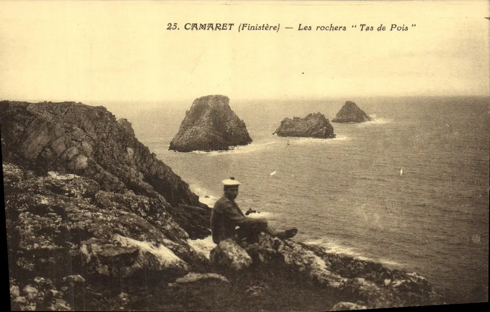 Camaret (Finistère) — Die Felsen "Tas de Pois" - Vorderseite