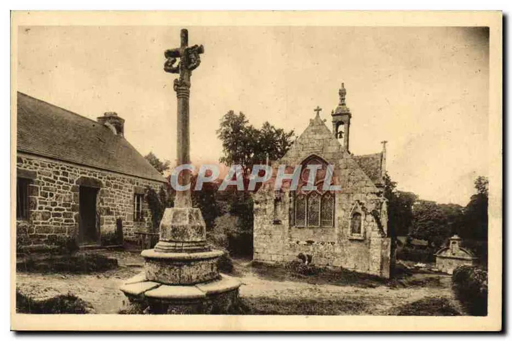 Locronan (Finistère) — Kapelle der Guten Nachricht und ihr Calvarium (15. Jahrhundert) — R. Dorange, Verlag in Tours - Vorderseite