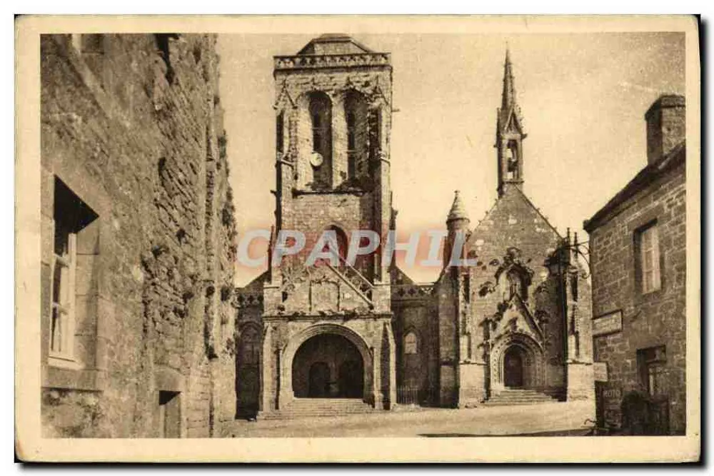 Locronan (Finistère) — Die Kirche und Kapelle des Pénity — R. Dorange, Verlag Tours - Vorderseite