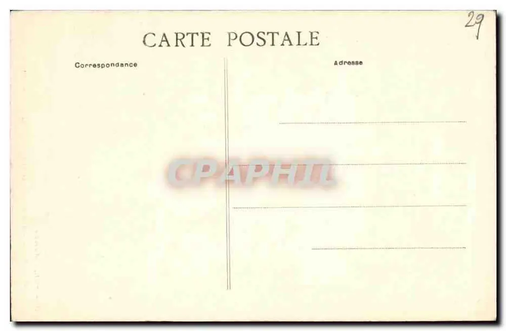 Locronan — Die Medaillons der Predigerbank (2. Serie) — Le Doaré Photo, Château - Rückseite