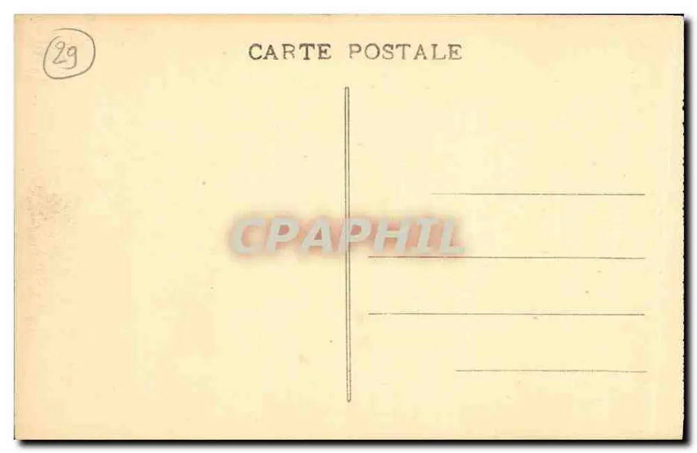 Locronan - A Chegada - O Calvário — Culture, Ville et Océan, n° 3465 - Verso