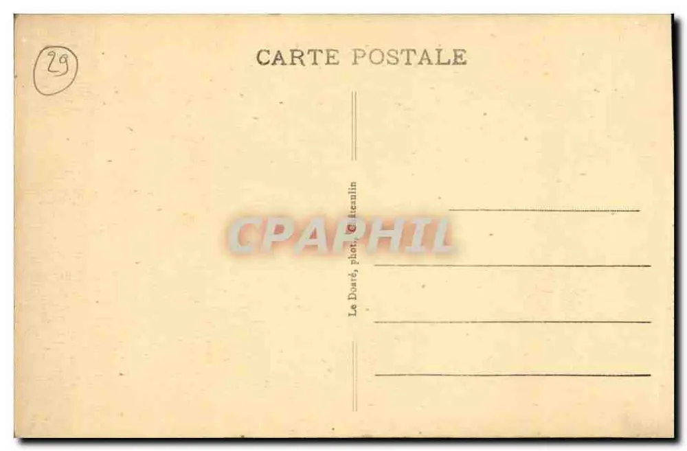 Locronan-Troménie — Procissão ao redor do menhir de Pierre (Ar Gazez-Ven) — Le Doré, Châtennin - Verso