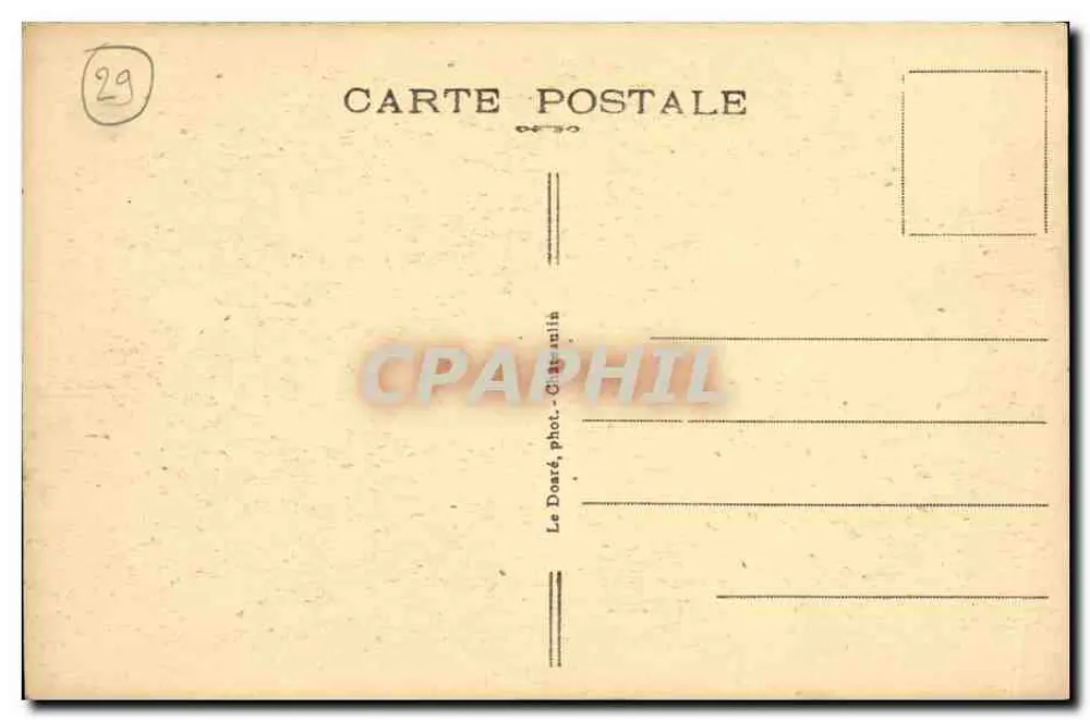 Locronan-Troménie - Kapelle St-Herbot — Verlag Le Doaré, Nr. 444 - Rückseite