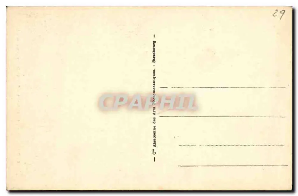 Quimper - A Catedral - Fachada Ocidental — LL - Verso