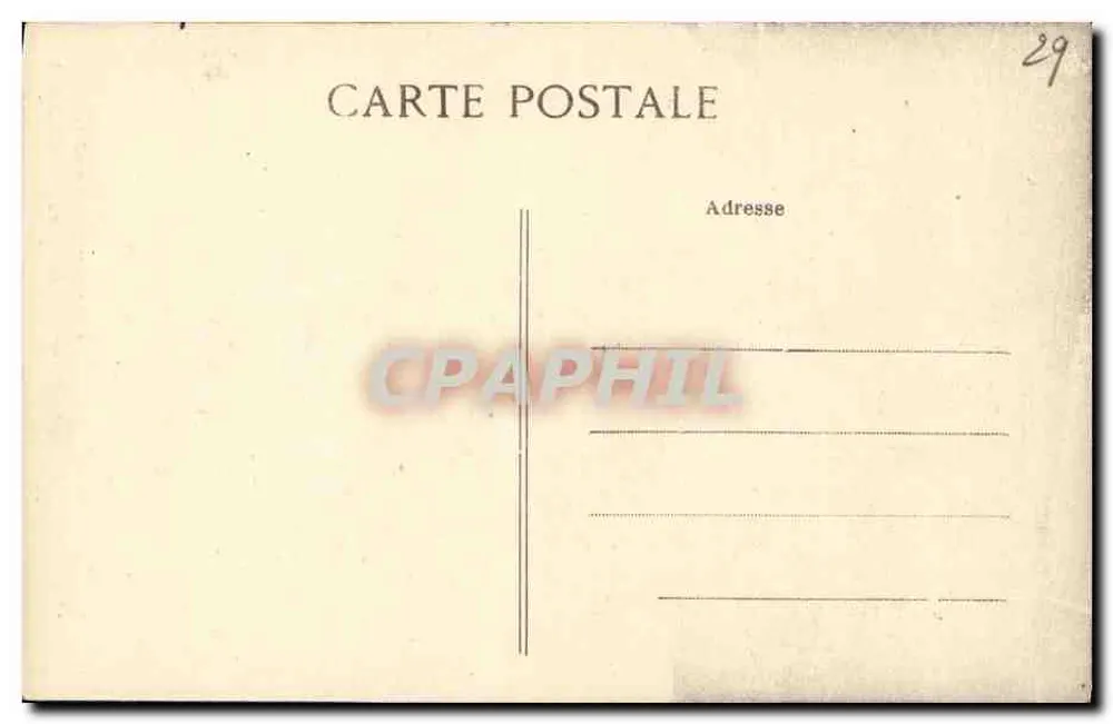 Quimper — Die Pfeile der Kathedrale — Aufnahme vom Hotel de l'Epée — Sammlung Vilacarb, Quimper - Rückseite