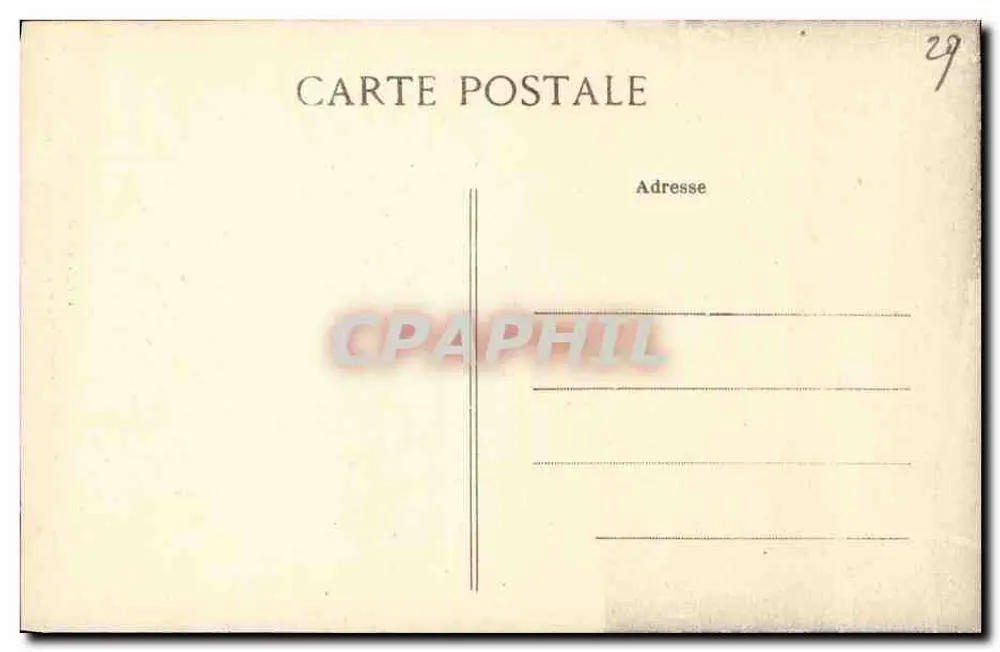 Quimper — Die Kirchtürme der Kathedrale — Aufnahme vom Hôtel de l'Épée — Sammlung Vizian Quimper - Rückseite
