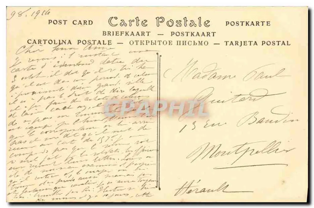 Quimper — Vecchie Case sul Steir — ND. Fot. n°12 - Verso