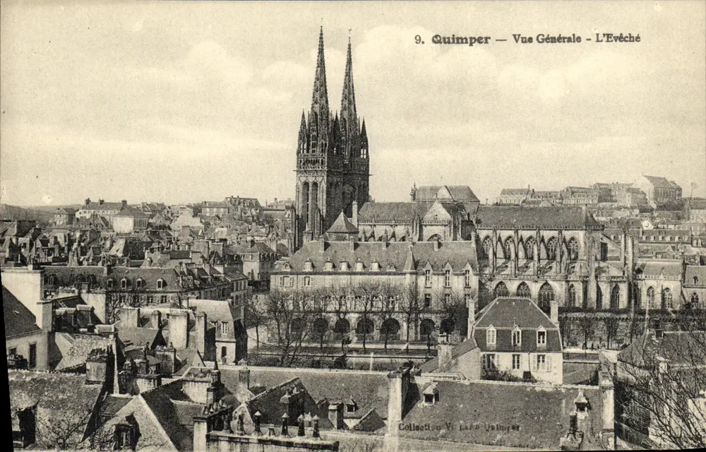 Quimper — Algemene uitzicht — L'Évêché - Voorkant