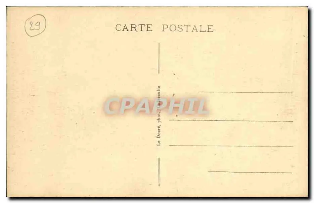 PLOUGASTEL-DAOULAS — Um Dia de Procissão — Le Doaré, fot. (sem editor visível) - Verso