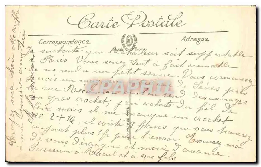 PLOUGASTEL — A Flecha e o Calvário — LL. - Verso