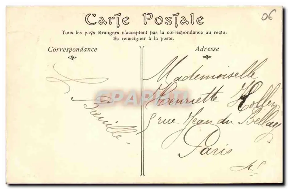 CAP D'AIL — As Villas — Editor anônimo, n° 969 - Verso