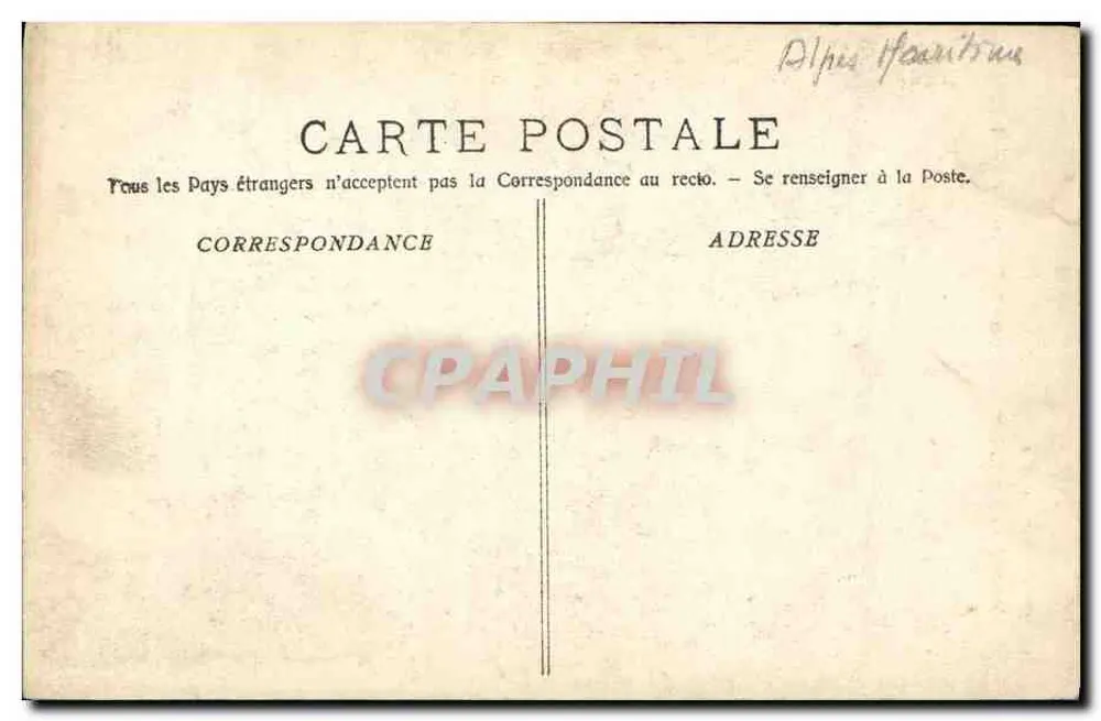 Gorges do Loup - Le Gouffre — P. L. Maillan edit. Cannes 333 - Verso