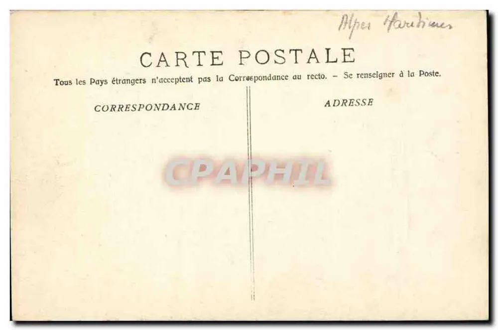Saut du Loup — Ligne du Sud (P.-M.) — P. L. Maillan édit. Cannes 322 - Verso