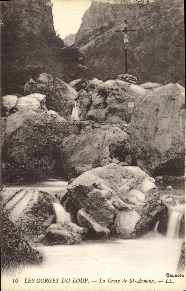 As Gorges do Loup — A Cruz de São Arnoux — Selecta — n°10 - Frente
