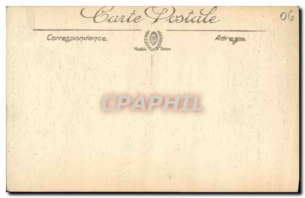 Grasse — Die Hof und die Fontäne des Rathauses — Sélici LL - Rückseite