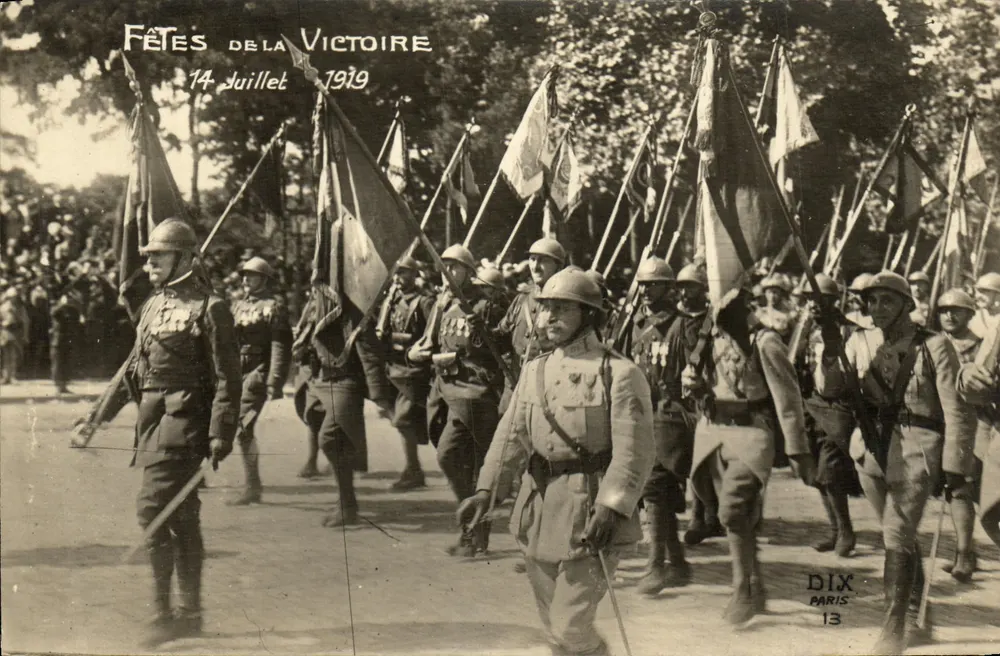 Feste der Siegesfeier — 14. Juli 1919 — Dix Paris 13 - Vorderseite