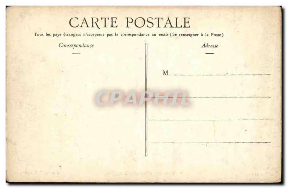 Der Eintritt der Deutschen in Amiens — nach L'Illustration — Serie VI — 1914 - Rückseite