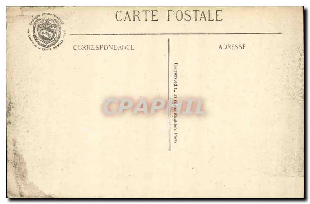 Französische Artillerie: 120-Langkanone in Aktion — Visé Paris N° 450 - Rückseite